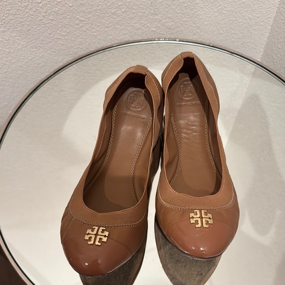 Tory Burch Women's Brown Ballet Flats